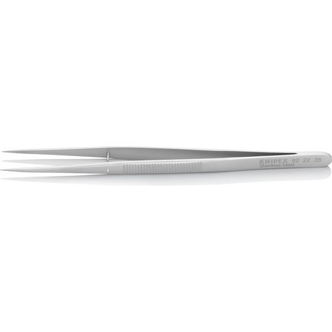 KNIPEX 92 22 35 Brucelles de précision avec goujon forme pointue 155 mm
