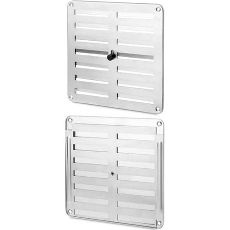 REJILLA ALUMINIO REGUL.170X170MM ALU - INOFIX