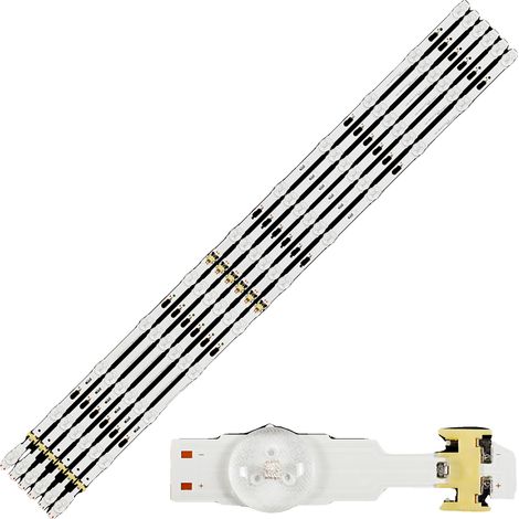 Striscia LED, lunga 973 mm, con 11 LED, tensione 3V, modello LM41-00121G, compatibile con diversi modelli di TV. (1/5)