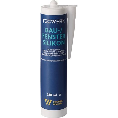 TECWERK Bau-/Fenstersilikon transp.310ml Kartusche TECWERK (1/2)