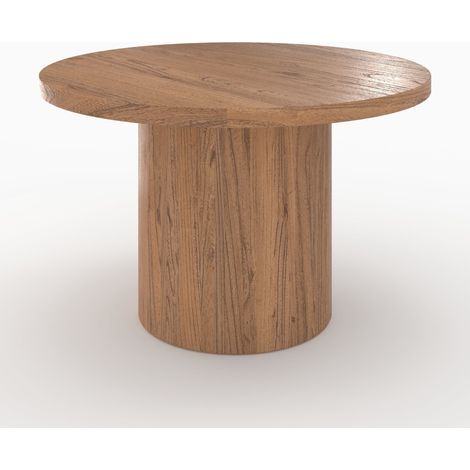 Table ronde en bois d'orme 4 personnes - GASTON