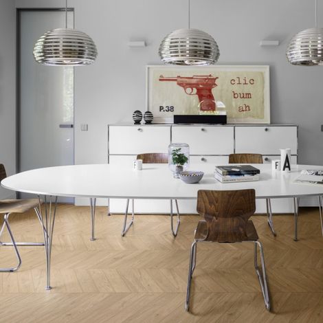Carrelage Imitation Parquet VERO CHEVRON 11x54 cm Natural Vero (1/5)