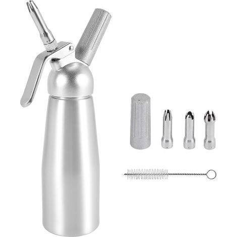 Professionnel whipped cream distributeur acier inoxydable 500ML capacity (1/5)