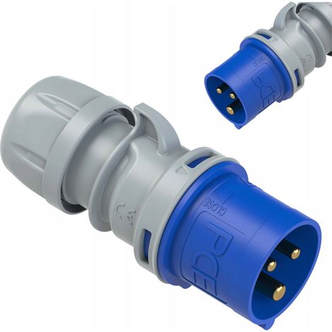 023-6TT Tragbarer Stecker SHARK TT 32A 3P 230V 6h (1/5)