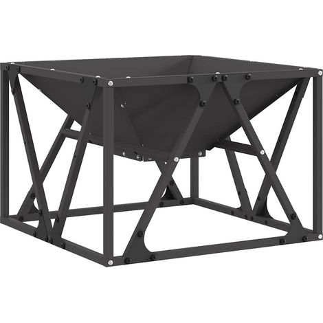 Maison Exclusive - Braise Noir 50 x 50 x 35 cm Acier