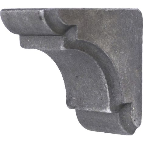 Equerre d'angle de renfort pour tube 40mm - Hauteur 65mm Largeur65mm - À souder - DECO FER FORGE
