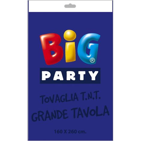 Big Party Tovaglia Tnt  160 x 260 Cm Blu