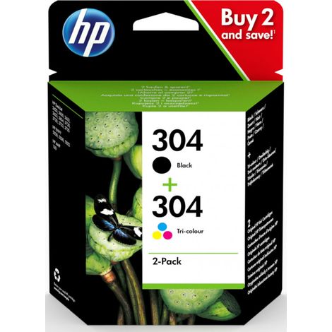 HP 304 CMYK Tinten-Kit (3JB05AE)