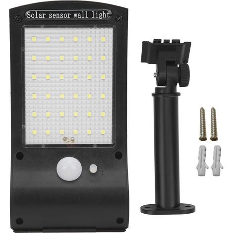 48 LED Solar-Wandleuchte mit Bewegungsmelder für den Außenbereich, geeignet für Garten und Garage (1/5)