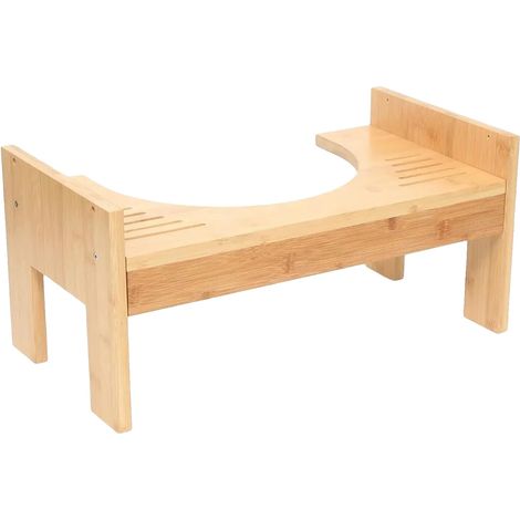 Toilette, Construction en Bambou, Hauteur Réglable, bois (1/2)