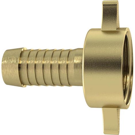 2/3 Raccord de tuyau G 1 x 19 mm, écrou plat en laiton (1/3)