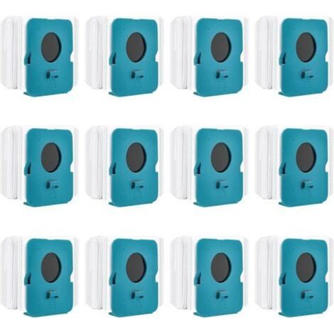 Set di 12 sacchetti per aspirapolvere Clean Station per Samsung Bespoke Jet VCA-ADB95, sacchetti di ricambio per aspirapolvere, accessori per aspirapolvere (12) -Crezuo