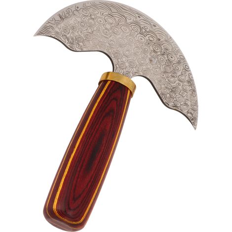 Outils de finition du cuir, couteau semi-circulaire, couteau de finition et de correction du cuir, grand couteau à biseauter le cuir (1/5)