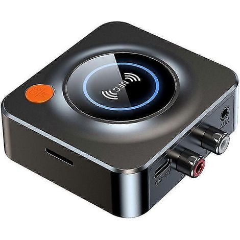 Adaptateur récepteur Bluetooth sans fil pour voiture, sortie audio stéréo RCA 3,5 mm. (1/5)