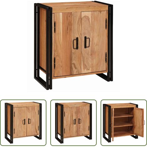 vidaXL Akazienholz -  Nachttisch Braun 66 x 35 x 76 cm Massivholz Akazie (1/5)