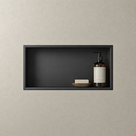 Mai & Mai Étagère Murale à Carreler 30x60x8,3cm Niche de Douche à Encastrer en Inox
