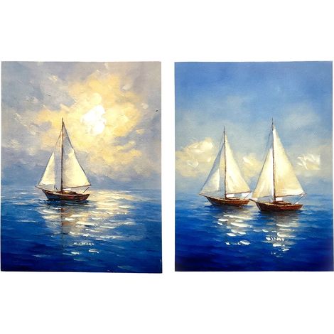 Signes Grimalt Cuadro Novedad Cuadro 2U Novedad Azul 2x30x40cm 39409 (1/5)