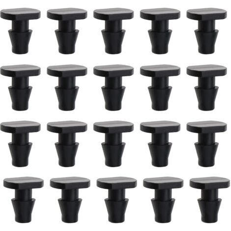 A 100pcs Bouchon de Tuyau d'irrigation Remplacement Tuyau Goutte à Goutte Embouts Irrigation Capillaire Petit Bouchon Accessoires pour Machine à Laver Jardin Arrosage Irrigation (1/5)