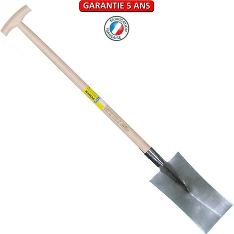 OUTILS PERRIN Louchet maçon de 32 cm - manche béquille fraisée 80 cm (1/2)
