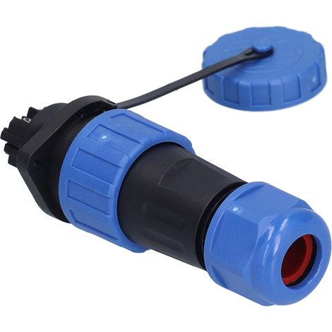 Connecteur d'alimentation étanche IP68 pour aviation, prise circulaire à bride, 5 broches LP20, 250V, longueur 612mm (1/5)