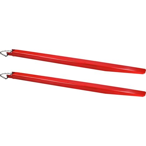 2 Stk. Gabelstapler Gabelverlängerungen 180/200/220 cm ISO-Norm 13284 Zinkenverlängerung