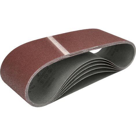 Bande de papier abrasif de rechange 100 x 690 mm, grain 180 (6 pièces) (1/5)