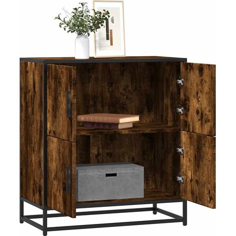 Sideboard Räuchereiche 68x35x76 cm Holzwerkstoff