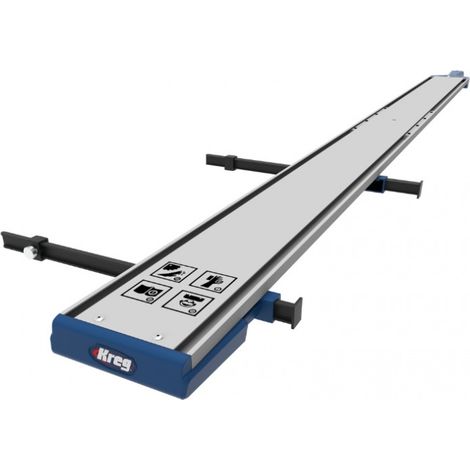 Kreg – Rail de guidage KMA4500 – Longueur 122 cm – Compatible avec scies plongeantes et circulaires – Découpe précise et rapide