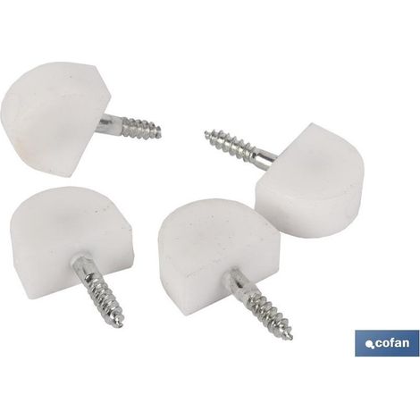 Pack de 12 supports de étagère blancs 4 UDS