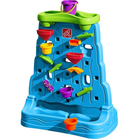 Mur d’eau Step2 Waterfall Discovery Wall – Jeu d’eau double face avec 13 accessoires – Pour jeux de piscine – Labyrinthe d'eau – Step 2