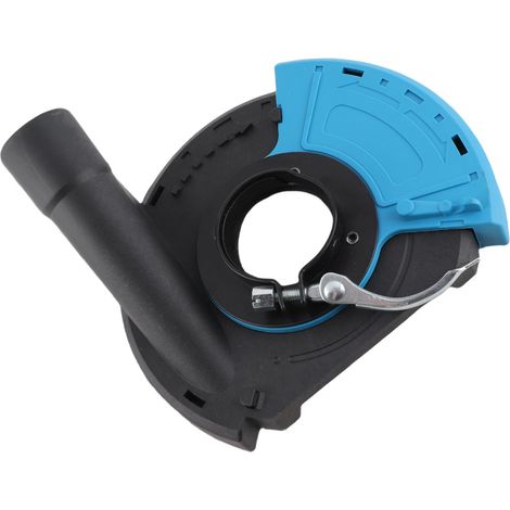 Carter anti-poussière pour meuleuse angulaire bleu noir 5 pouces polyvalent collecteur poussière meulage pierre sol béton (1/5)