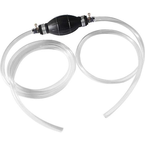 Pompe de transfert de liquides manuelle portable avec tuyau de 2 m pour eau, carburant et solvants (1/5)