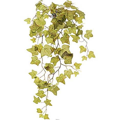Chute de lierre artificiel L 84cm 88 feuilles vert-rouge (1/3)