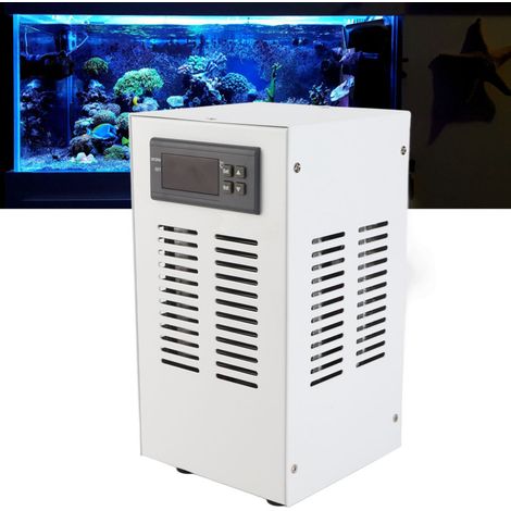 Beyamis Refroidisseur d'eau pour aquarium 20 L, refroidissement constant 72 W, avec tuyau et pompe. (1/5)