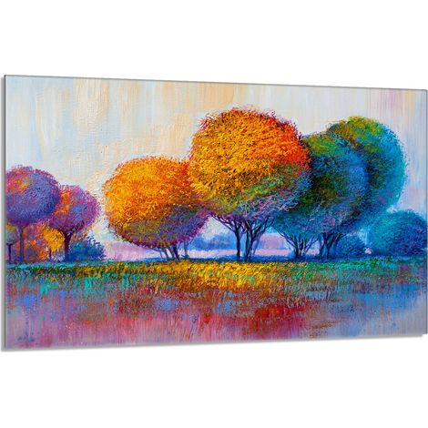 Glasherdplattenschutz 80x52 Bäume (1/5)