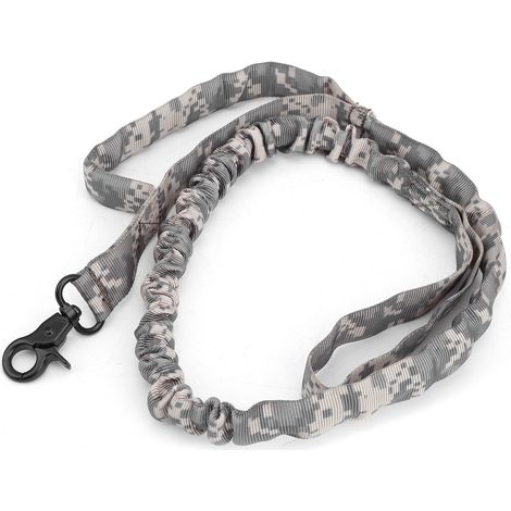 Laisse de chien tactique camouflage extérieur 100D nylon chaîne sécurité pour grands chiens course promenade (1/5)