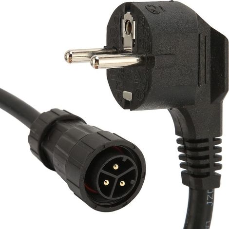 Gugxiom Cable Solaire EU 220V AC, Câble Solaire 3 X 1,5 Mm², Câble Photovoltaïque de 3 M pour Micro-onduleur WVC 600 700 1200 1400 1600, Utilisé dans Les Onduleurs pour Centrales électriques de Balcon (1/5)