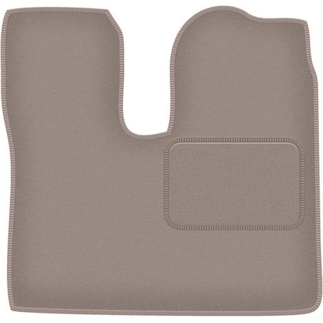Tapis de sol conducteur en velours beige pour camion MAN TGX (2017-) (1/5)