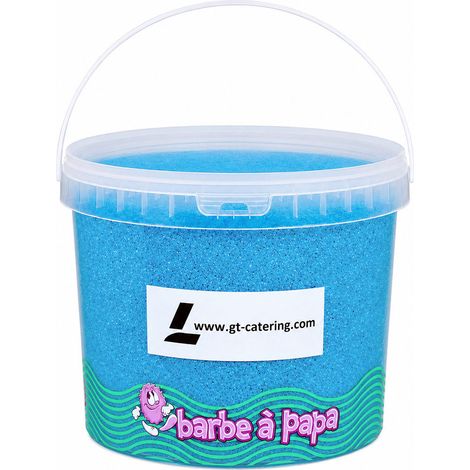 Sucre pour barbe à papa goût vanille - 5 kg - Fabriqué en France (1/4)