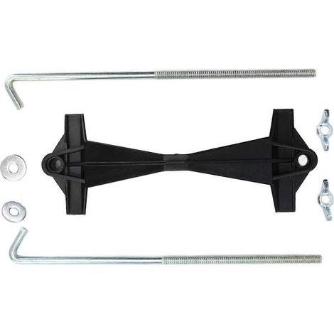 Kit de fixation pour batterie de 12,7 cm (5 po) avec boulons et écrous, crochet en forme de J et accessoires universels stables. (1/4)