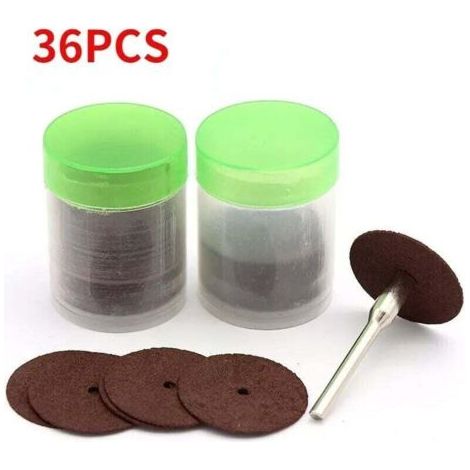 Disques de coupe pour mini-perceuses, paquet de 36 disques, accessoires Dremel, outils de meulage pour outils rotatifs (1/3)