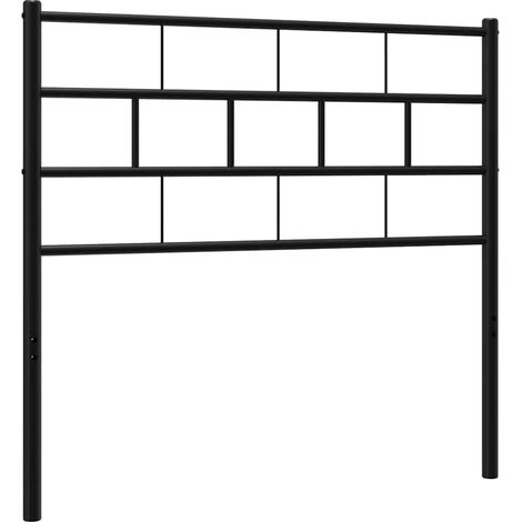 Maison Exclusive - Ersatz-Kopfteil Metall Schwarz 80 cm