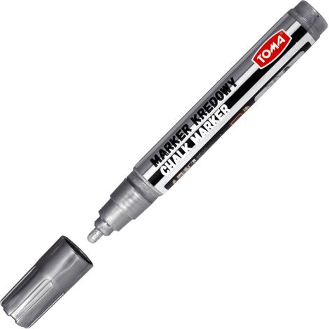 Toma Kreidemarker silber TO-292