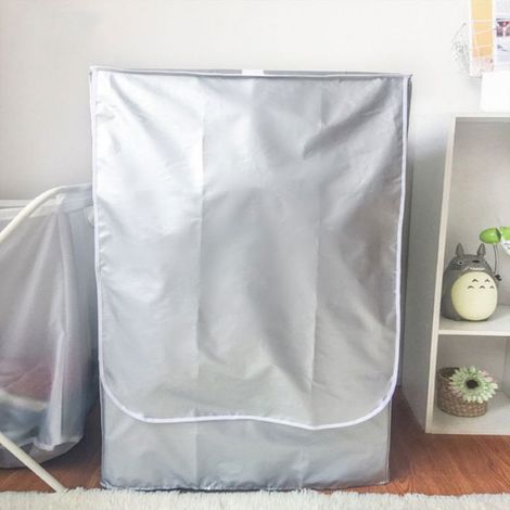 Housse anti-poussière pour machine à laver M, housse imperméable pour machine à laver à chargement par le haut, housse anti-pous (1/4)
