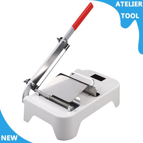 ATELIER Slicer de viande congelée manuelle 430 acier inoxydable rouleau de viande coupe de comptoir tranche (1/5)