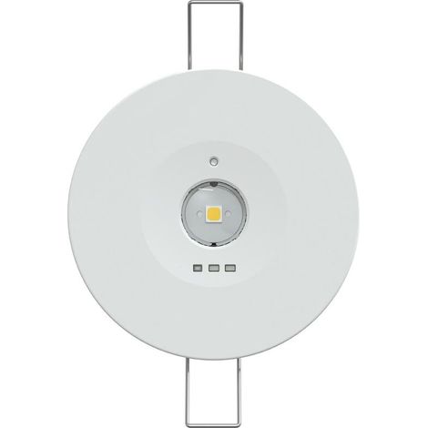 Schneider Electric Blocco di emergenza incassato bianco 45 lumen
