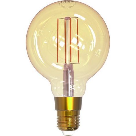 Link2Home L2HFE27L6W Wi-Fi LED ES (E27) Balloon Filament Dimmable Bulb, White 470 lm 5.5W LTHFE27L6W (1/2)