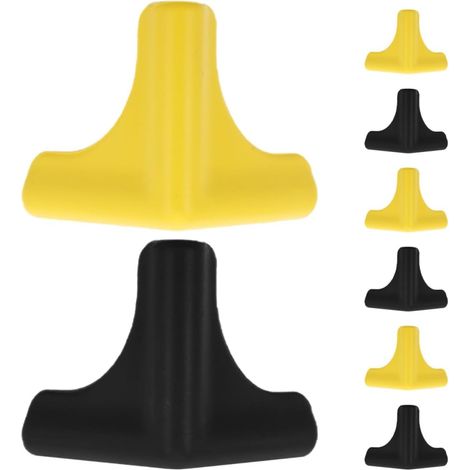 8 patins pour meubles, silicone, antichoc, pour sols en bois (1/5)