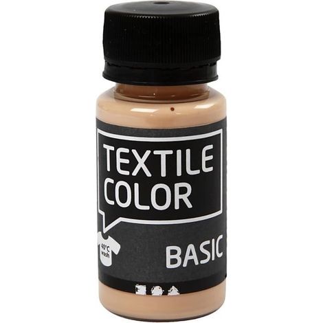 Peinture pour textile - Réf 34210 - Acrylique - Noir - Intérieur - Durable (1/2)