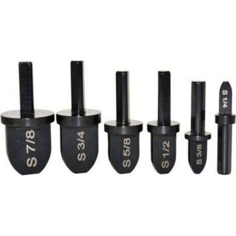 Lot d'outils avec embouts de perage + extension de tubes en cuivre pour visseuse ou perceuse, set de forets pour outil presser, 6 (1/3)